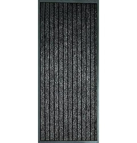 1pc Indoor/Outdoor Rug – 7 Stripe Polypropylene Woven Design with PVC Rubber Back – Heavy-Duty, Waterproof, Non-Slip Dirt-Grabber – Ideal for Entrance, Hallway, Kitchen, Living Room & High-Traffic Areas
