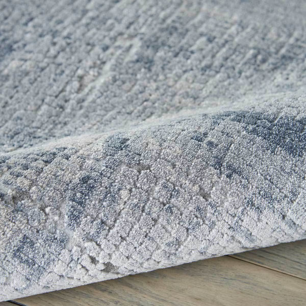 Rustic Textures Faded Blue Rug, 160 X 221 Cm