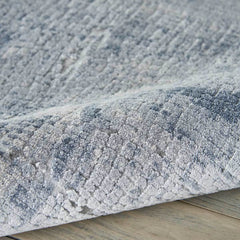 Rustic Textures Faded Blue Rug, 160 X 221 Cm