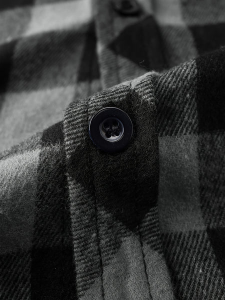2pcs Men's New York Fashion Trendy Plaid Shirt Hoodie, Plaid Pullover Sweatshirt Flannel Hoodie