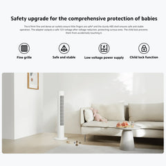 Xiaomi 2 Intelligent Tower Fan, 150° Rotating Tower Fan with Intelligent App Control, 3 Modes, Range 10 m, Energy Efficient