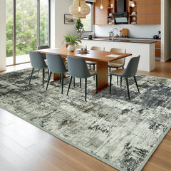 1pc Ultra Soft Cashmere Carpet – Soft Plush Low Pile Bohemian Rug, Non-Slip Rubber Backing Area Mat, Pet-Friendly & Machine Washable Floor Mat for Living Room, Bedroom & Home Decor, Perfect Holiday Gift