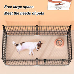 Portable Foldable Dog Gates Dog, Fence  and Medium- Sized Dog Household Fence - Multi- Functional Isolation for Pet Puppy Safety