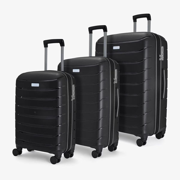 Rock Prime 3 Piece Hardside Luggage Set in 4 Colours