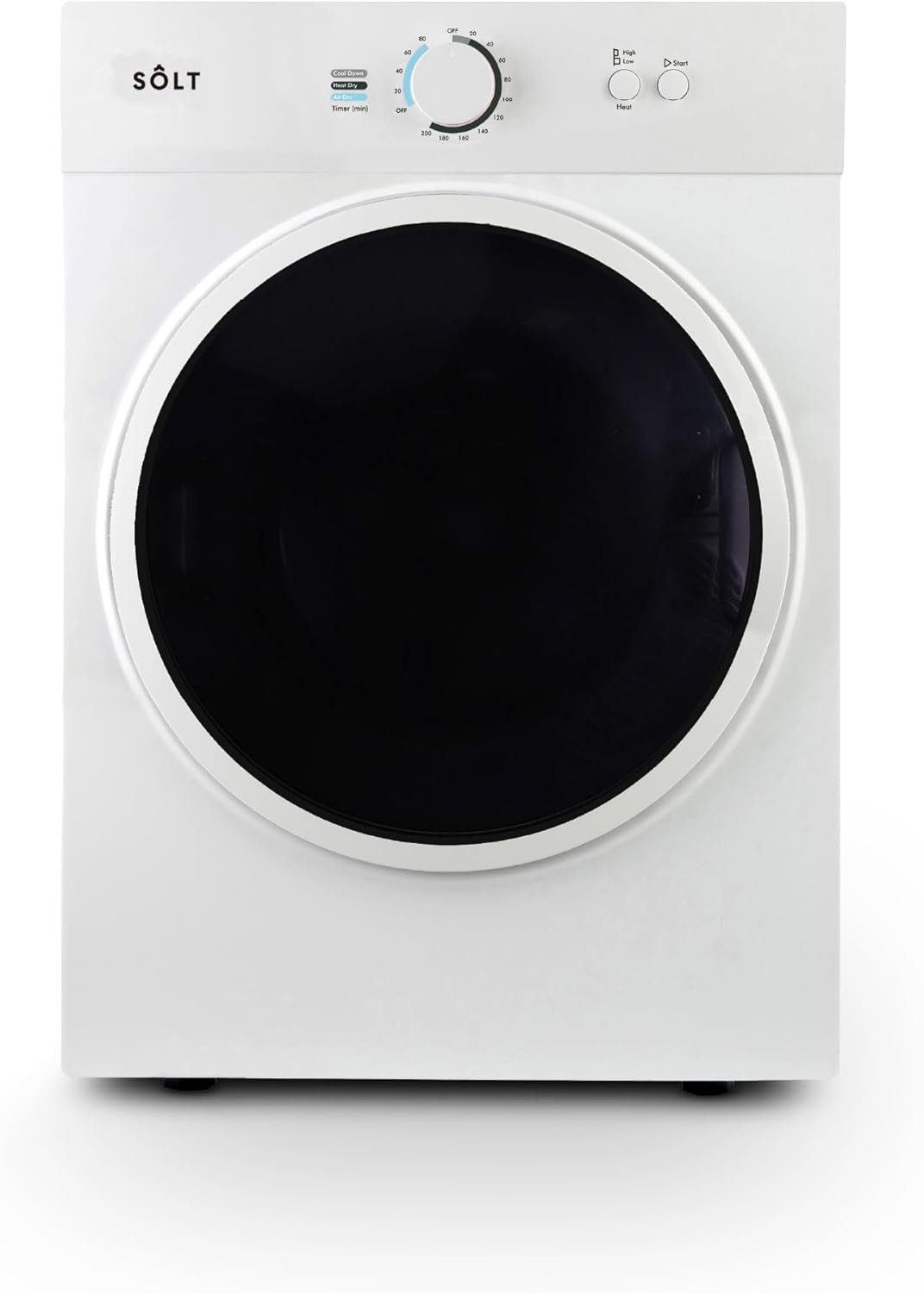 Solt SOLVTD3W Vented Tumble Dryer, 3Kg Capacity, White, 65 X 49 X 54 Cm