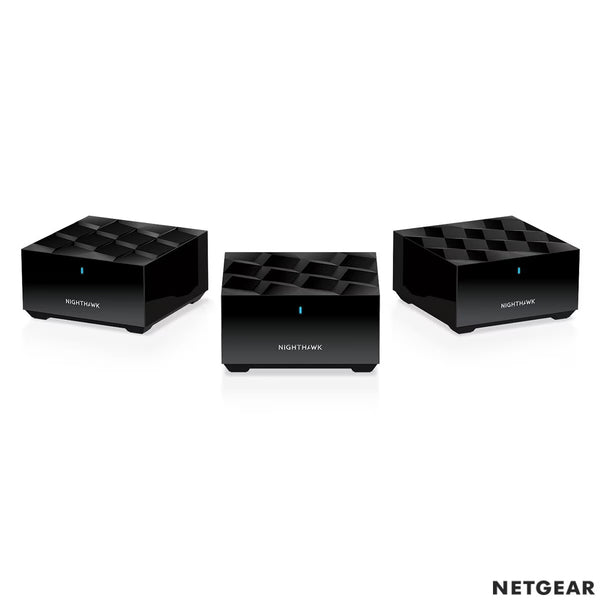 Netgear Nighthawk MK73S Dual-Band Wifi 6 Mesh System, 3Gbps, Router and 2 Satellites MK73S-100EUS