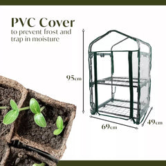 Greenhouse Indoor/Outdoor Use PVC Material Perfect to Storge Flower Pots, Plants