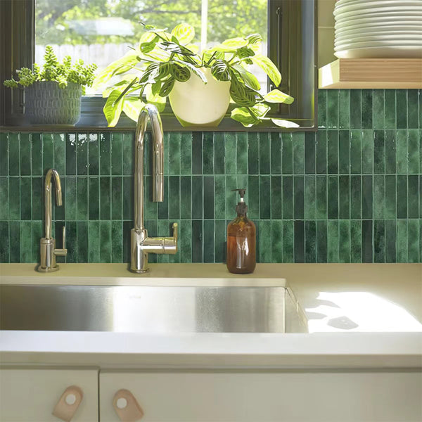 10 Sheets 1mm Thickness Tiles Self Adhesive Wall Tiles, Tile Stickers for Kitchen & Bathroom, Stick on Tiles, Peel and Stick splashback 29cm x 22.9cm
