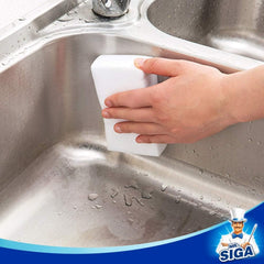 MR.SIGA Multi-Functional Eraser Sponge, Magic Cleaning Pads for Kitchen Household Cleaning, 12 Count, Size 4.7