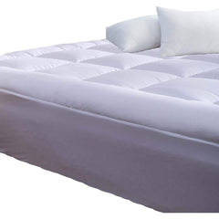 4As Microfibre Mattress Topper 4 Inch/10cm 1100 GSM Heavy Fill Super Soft and Fluffy Hand Filled Single Double King Super King Box Stitched