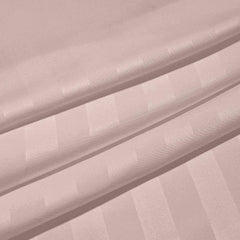 fORZA TEXTILES Luxury Stripe Fitted Sheet Soft Satin Stripe Bed Sheet with Deep Pocket Design, Strong Elasticated Corners for Secure Fit, Wrinkle Resistant and Breathable Fabric, Hotel Quality Bedding for Single Double King Super King, Multiple Colours Av