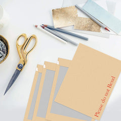 iSOUL 125Pcs A4 C4 324mm x 229mm Manilla Hard Board Backed Envelopes Do Not Bend Envelopes