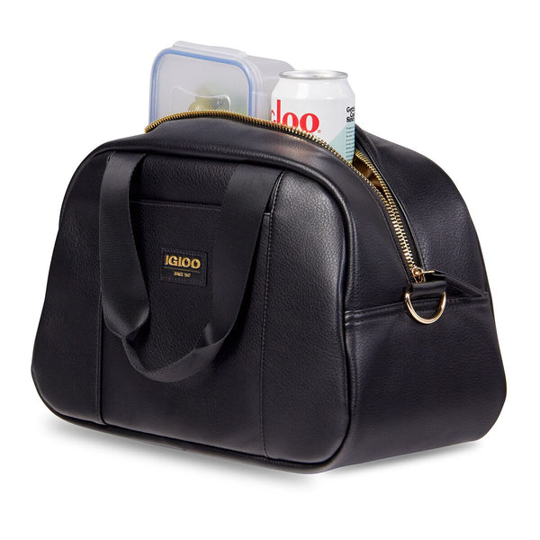 Igloo Luxe Satchel in Black