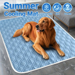 Extra-large Pet Cooling Pad - Super Soft Sweat-absorbing Surface | Instant Cooling Throughout the Day for Comfort | Keep Your Pet Cool All Summer! - Suitable for Small, Medium and Large Cats and Dogs, with 5 Sizes to Choose From