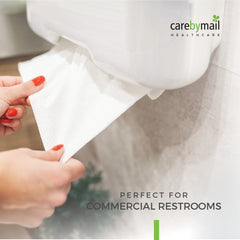 Interfold V-Fold Paper Hand Towels - 2-Ply Premium 2000 Sheets (10 Sleeves of 200 Sheets) | Sheet Size: 24cm x 21cm