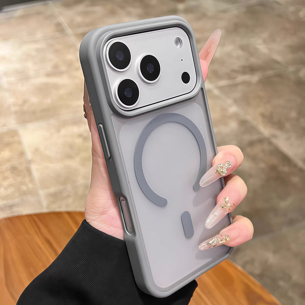 Phone Case: Business Advanced Colorful Translucent Phone Case for iPhone 17 Air 16 E 15 14 13 12 Pro Max Plus Shockproof Protect Hard Cover Strong Magnetic Wireless Charging Luxury New Cases