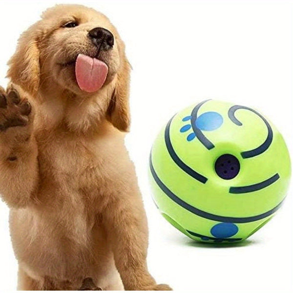 Engaging Giggle Ball Designed for Both Dogs And Cats - A Pet Puzzle Toy That Produces Distinctive Giggling Noises - Sturdy Chew Toy to Alleviate Boredom - Made from Safe Vinyl - Measures 12.95 cm, Without Battery