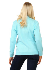 Ladies Twin Set Floral Sweater Womens Knitted Tank Top Cardigan Jumper