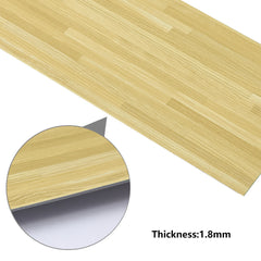 Self Adhesive Vinyl Flooring, Floor Planks with Wood Effect, 36pcs Waterproof PVC Floor Tiles for Bathroom Kitchen and All Flat Floor, Stick On Floor Tiles, 91.5x15.2cm 5m²