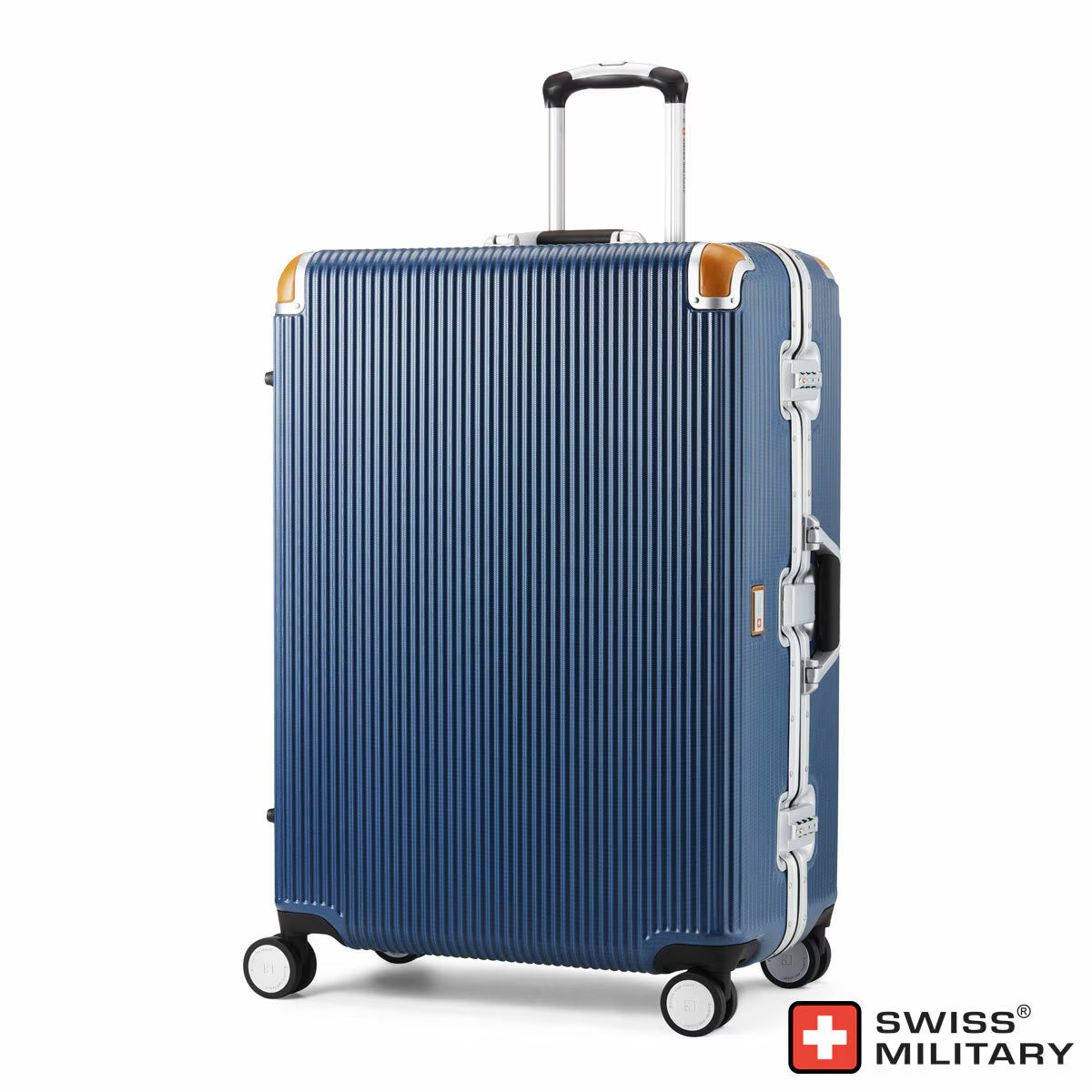 Swiss Military 75.5Cm Large Hardside Case in Navy