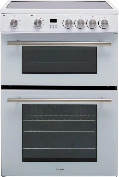 Hisense HDE3211BBUK 60Cm Electric Cooker with Ceramic Hob-Black , a Rated Double Oven