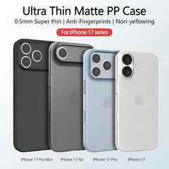 Phone Case - Shockproof Slim Protective Phone Case Compatible with iPhone 17/ 17 Pro / 17 Pro Max / 17 Air – Soft Anti-Scratch Cover for Everyday Use