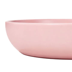 Black/Pink Round Washbasin, 400*400*110MM, includes drain assembly, elegant and stylish home decor washbasin, easy to clean, suitable for bathrooms, hotel restrooms, and balconies.