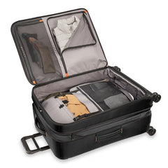 Briggs & Riley ZDX 74Cm Large Expandable 4 Wheel Spinner Suitcase in Black