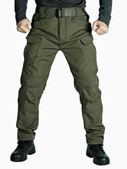 Lined Tactical Cargo Pants | Thickened, Fleece Multi-Pocket Design, Windproof, Stretch Fabric, Perfect for Winter Outdoor Activities, No Belt