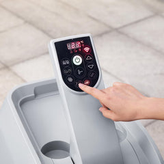 Lay-Z-Spa Santorini Maxhold Energysense Smart Luxe Hydrojet Pro, 7 Person Inflatable Spa