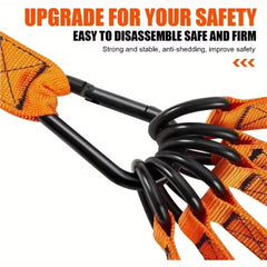 Resistance Strap with Handle: Used for Muscle Training, Strength Building Yoga Body Shaping Home Fitness Equipment - Natural