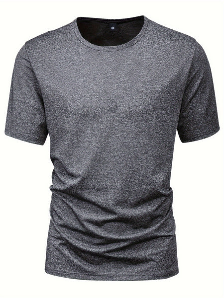 5pcs Men'S Short Sleeve T-Shirts Summer New Arrival Light Board Multi-Color Round Neck Clothing Pullover Casual Sports Apparel Men'S Tops