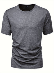 5pcs Men'S Short Sleeve T-Shirts Summer New Arrival Light Board Multi-Color Round Neck Clothing Pullover Casual Sports Apparel Men'S Tops