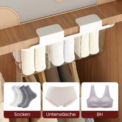 15 Compartment Wall-Mounted Underwear and Socks Organizer! for Easy Viewing, Drawer-Style Design for Convenient Access. 15 Sections for Neat Storage of Underwear, Panties, Socks, and Other Small Items. Layered Design Maximizes