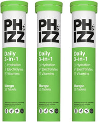 Phizz Electrolytes, Multivitamin & Hydration Tablets - 20 Effervescent Rehydration Electrolyte Tablets - 18 Vitamins & Minerals, Vitamin C, Vegan, Vegetarian & Low Calorie (Orange, 20 Count)