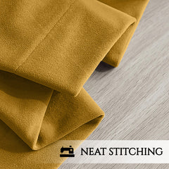 2pc Luxury Velvet Curtain Panels with Free Matching Velvet Cushion Cover – Thermal Insulated Grommet Top Drapes, Energy Saving Curtain Panels for Bedroom & Living Room Home Decor, Perfect Holiday Gift