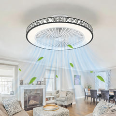 50cm Ceiling Fan with Lights And Remote Control Low Profile Ceiling Fans Dimmable 3 Colour Temperatures Quiet Reversible Flush Mount Ceiling Fan with Light for Bedroom Kitchen