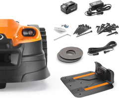 Lawnmaster Ocumow® 18 Autocharging Vision Robot Lawn Mower with Charging Station. No Boundary Wire or App Needed. Robot Mower with Drop & Mow for Multiple Lawns. for Small to Large Lawns up to 800M2