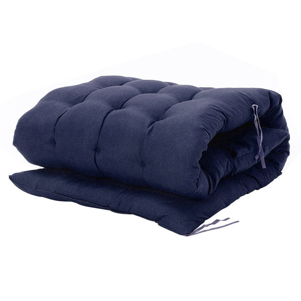 Garden Bench Cushion Chair Cushion, Sun Lounger Cushion Pads 160*50*8cm Thick Garden Recliner Chair Replacement Anti-Slip Cushion Sunbed Cushion 2 3 Seater Seat Pad for Porch Swing Patio Lawn Various Colour Options