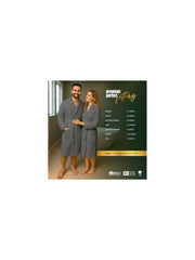 Men'S Hooded Cotton Bathrobe – Ultra Soft Terry Cloth Spa Robe with Adjustable Belt & Deep Pockets – Knee Length Luxury Home & Hotel Dressing Gown