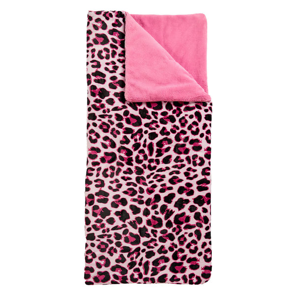Northwest Cloud Touch Faux Fur Slumber Bag 137 X 142 Cm, Cheetah