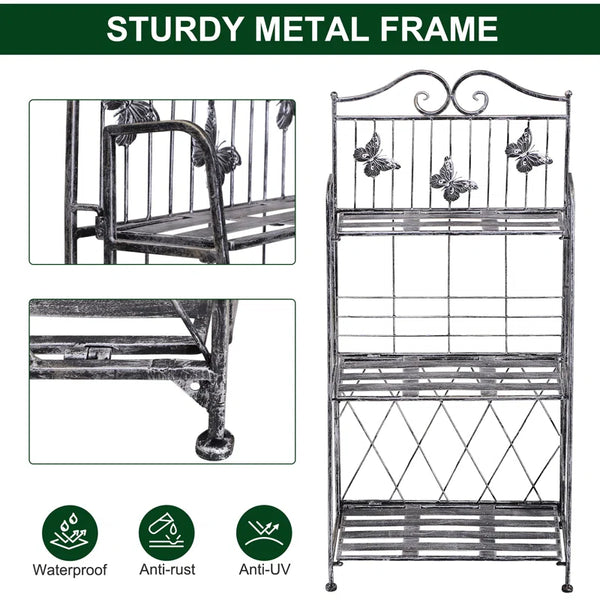 Metal Weather Resistant Plant Stand