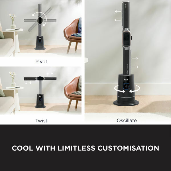 Shark TH200UK Turboblade Cool+Heat in Charcoal