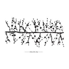 9 Inch LED Garland with Microlights