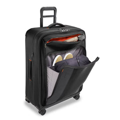 Briggs & Riley ZDX 74Cm Large Expandable 4 Wheel Spinner Suitcase in Black