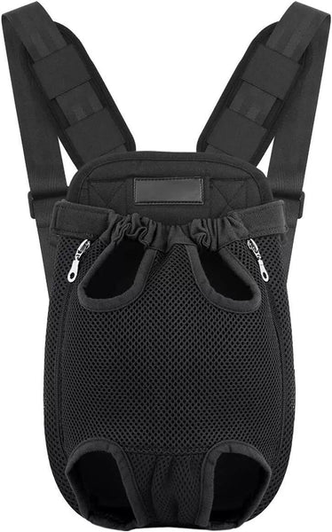 ATEK Breathable Mesh Pet Carrier Backpack With Adjustable Straps, Zipper Closure, And Built-in Leash For Dogs And Cats Christmas Gift