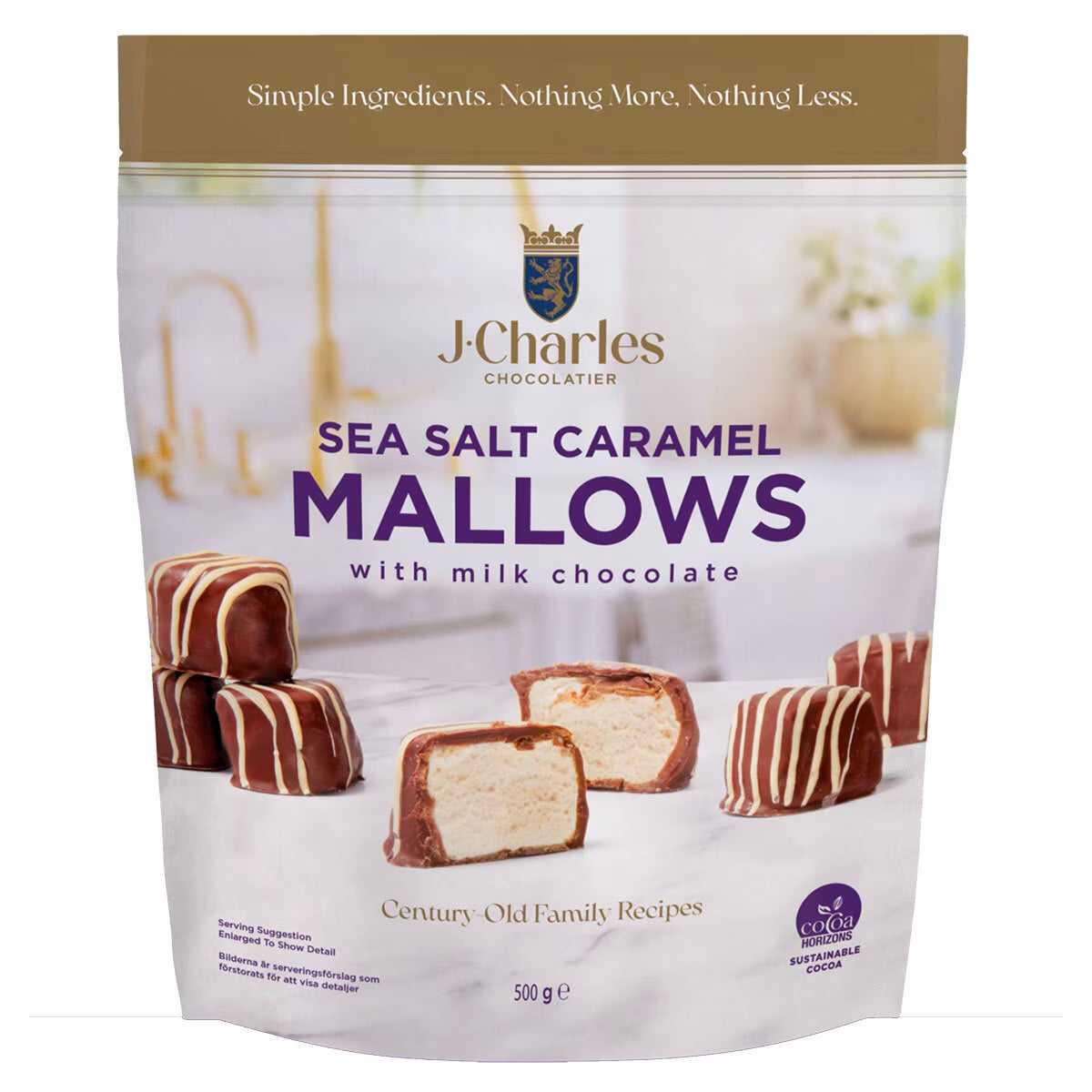 J.Charles Sea Salt Caramel Mallows, 500G
