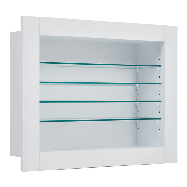 5-Layer Transparent Collection Display Cabinet, Space-Saving Display Cabinet for Home, Office, Bathroom, Living Room, Wall Mounted, Multi-tier Shelving, Space-Saving, Durable Organizer, Ideal for Storage and Decoration