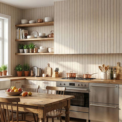 3D Wood Grain Wall Panels, Self-Adhesive Thickened Wallpaper, Moisture-Proof, Home Decoration Wall Stickers, Peel and Stick, Easy to Clean and Cut, Suitable for Renovation of Living Rooms, Bedrooms, Restaurants and Ceilings