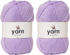 Korbond DK Beige Yarn - 100G Acrylic Wool - Lightweight, Hypoallergenic & Durable Double Knit Crochet Yarn Knitting Wool (290M Total)